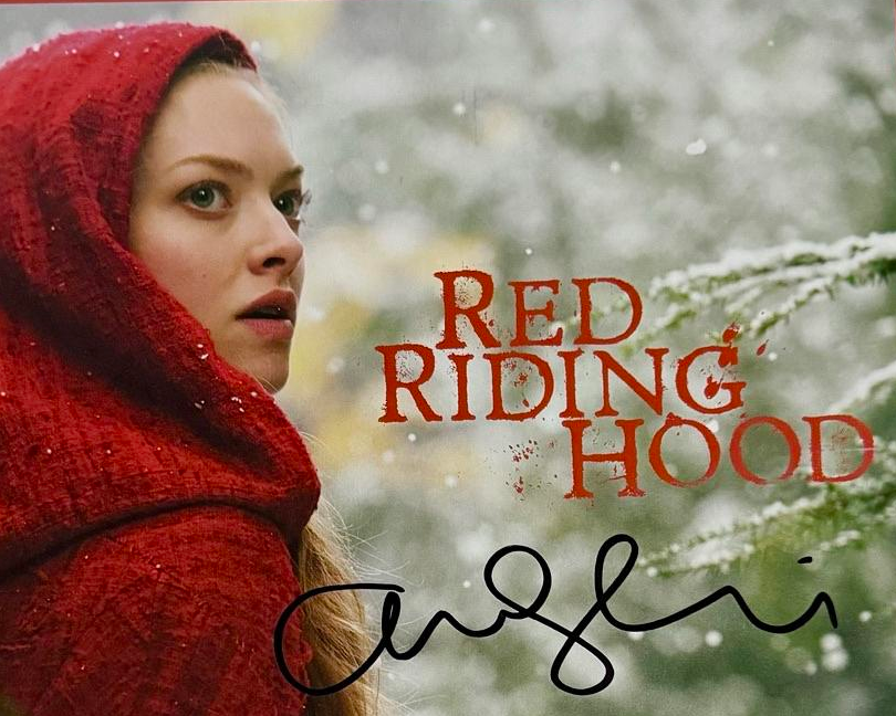 Amanda Seyfreid Signed 8x10 Program Photo (Red Riding Hood) - ACOA